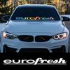 Eurofresh Slogan Car Windshield Sticker Auto Front Rear Window PVC Vinyl Decal Car Body Styling Decoration Sticker Accessories