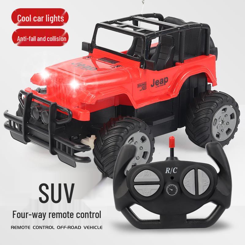 Four-Wheel Drive Remote Control Off-Road Racing Jeep Toy for Kids