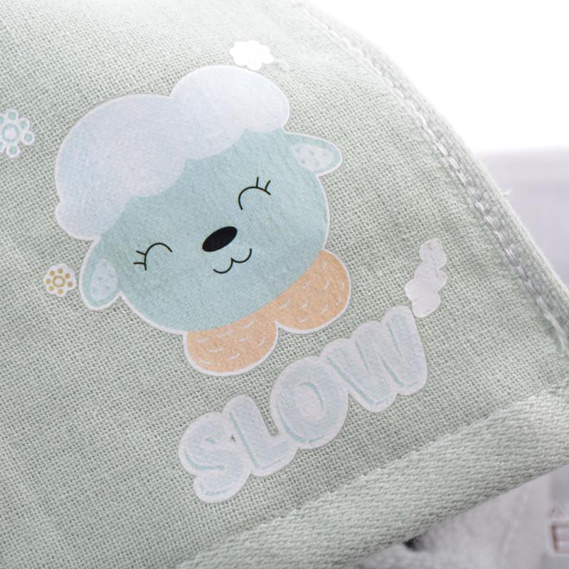 25x25cm Cartoon Animal Embossed Cotton Gauze Bathroom Baby Children Face Towel Hand Washcloth