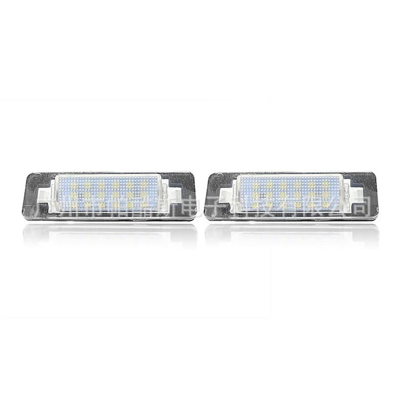 LED License Plate Light with Decoder Compatible with Mercedes E Class W210 C Class W202 4D Sedan High Quality Car Accessories