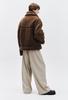 Ziosongzio High-Neck Shearling Jumper Brown Zh6Mu615Br