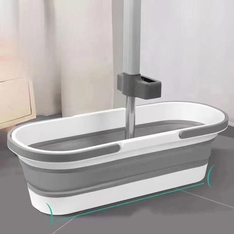 Big Cap Folding Mop Bucket Multifunctional Collapsible Bucket Handy Car Wash Fishing Camping Cleaning Home Items