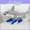 Soft Shark Stuffed Animal Plushie With Pp Cotton Filling Short Fur For Children