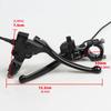 Aluminum Alloy Electric Bike Brake Levers Left Right 1Pair Brake Handle Corrosion Resistant Ergonomic Design