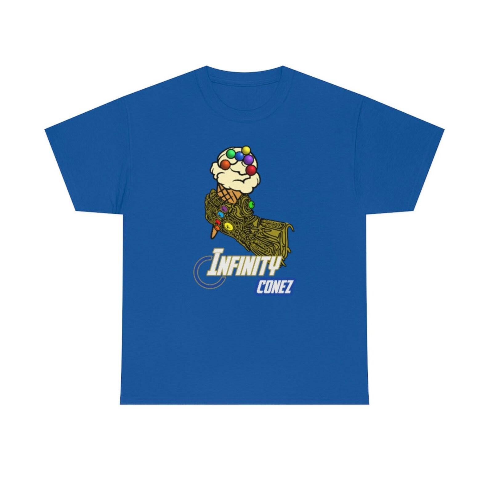 Infinity Conez - Full Front & Back Design - Gildan Heavy Cotton Unisex Heavy Cotton Tee 100