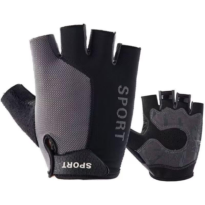 Fitness Half-Finger Anti-slip Gloves with Wrist Support