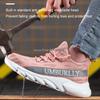 Sapatos de Segurança Femininos da Moda Novos Sapatos de Trabalho Leves com Biqueira de Aço Homem Mulher Botas de Segurança para Trabalho Calçado de Proteção para Construção Feminino