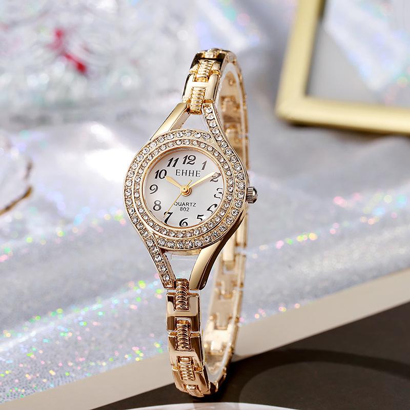 High Quality Women Brand Watches Fashion Luxury Lady Girl Diamond Watches Bracelet Quartz Wristwatches Relogio Feminino