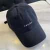 Trendy Baseball Hat With Embroidery Adjustable Strap Design Lightweight Polyester Unisex Sun Protection