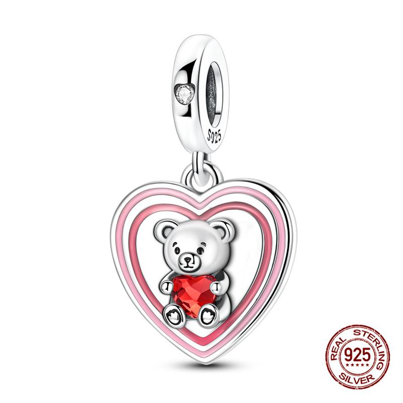 Original Charm Copper Valentine'S Day Special Edition Charms Bead Fits 3Mm Original Bracelet For Women Diy Jewelry Gifts New