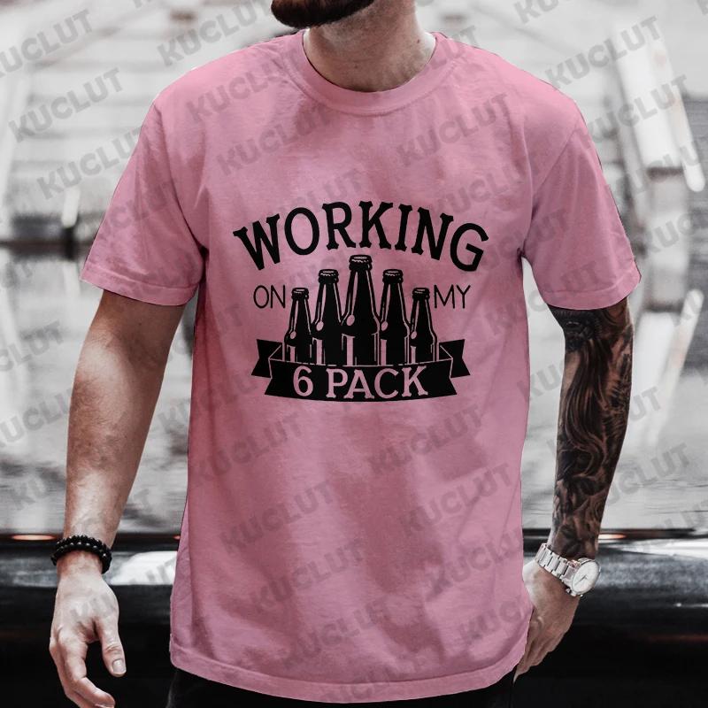 

Мужские футболки Международный день пива Забавные графические топы Y2K Мужские вечеринки для друзей с выпивкой Большие размеры Сочетающиеся рубашки Наряды для улицы XXXXXL золотой