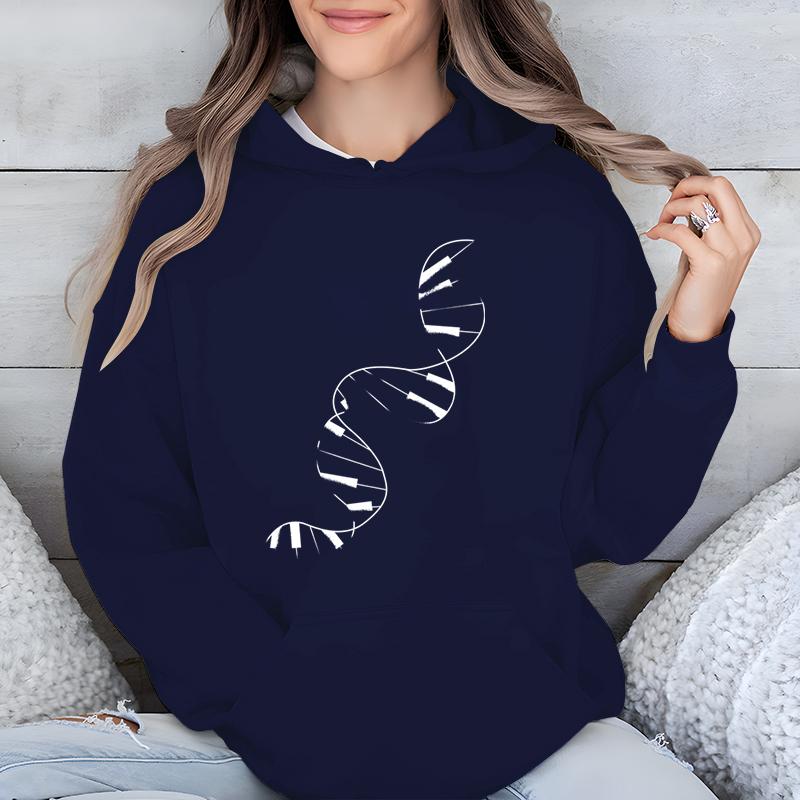 

Женская мода повседневные толстовки с капюшоном фортепиано классическая клавиатура графический принт женская одежда подарок любителю музыки Harajuku классические толстовки и свитшоты женские XXXL