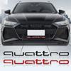 3D ABS Quattro Emblem Auto Frontgrill Abzeichen LOGO Auto Zubehör Für 115a SLine A5 C6 C5 A1 A7 Q3 TT S3 B5 A3 8P 8V B6 8L Q2 S4a115