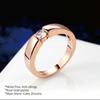 Princess Cut Stone Engagement Wedding Rings For Women Rose Gold Color Couples's Promise Ring Fashion Jewelry All Size DFR400