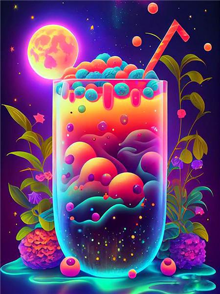 2023 Ice Cream Cup 5D Diamond Painting New Collection Mosaic Landscape Cross Stitch Embroidery Kit Cartoon Rhinestone Decor