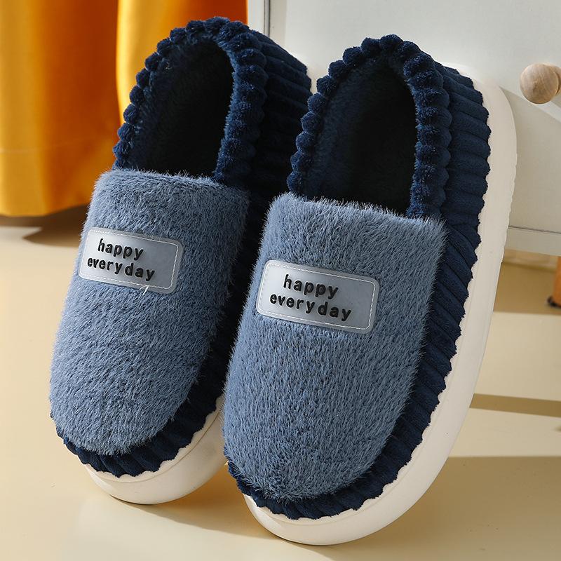 

хлопковые тапочки, каблук-сумка, мужской большой размер, зимнее тепло, толстая подошва и плюшевые хлопковые тапочки для наружной носки. Универсальная хлопчатобумажная обувь для женщин