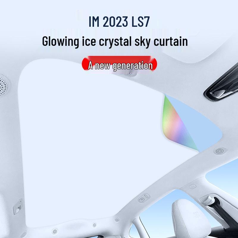 Zhiji 23 LS7 Sunroof Sunshade: Ice Crystal Heat Insulation, UV Protection, Privacy & Light-Blocking.