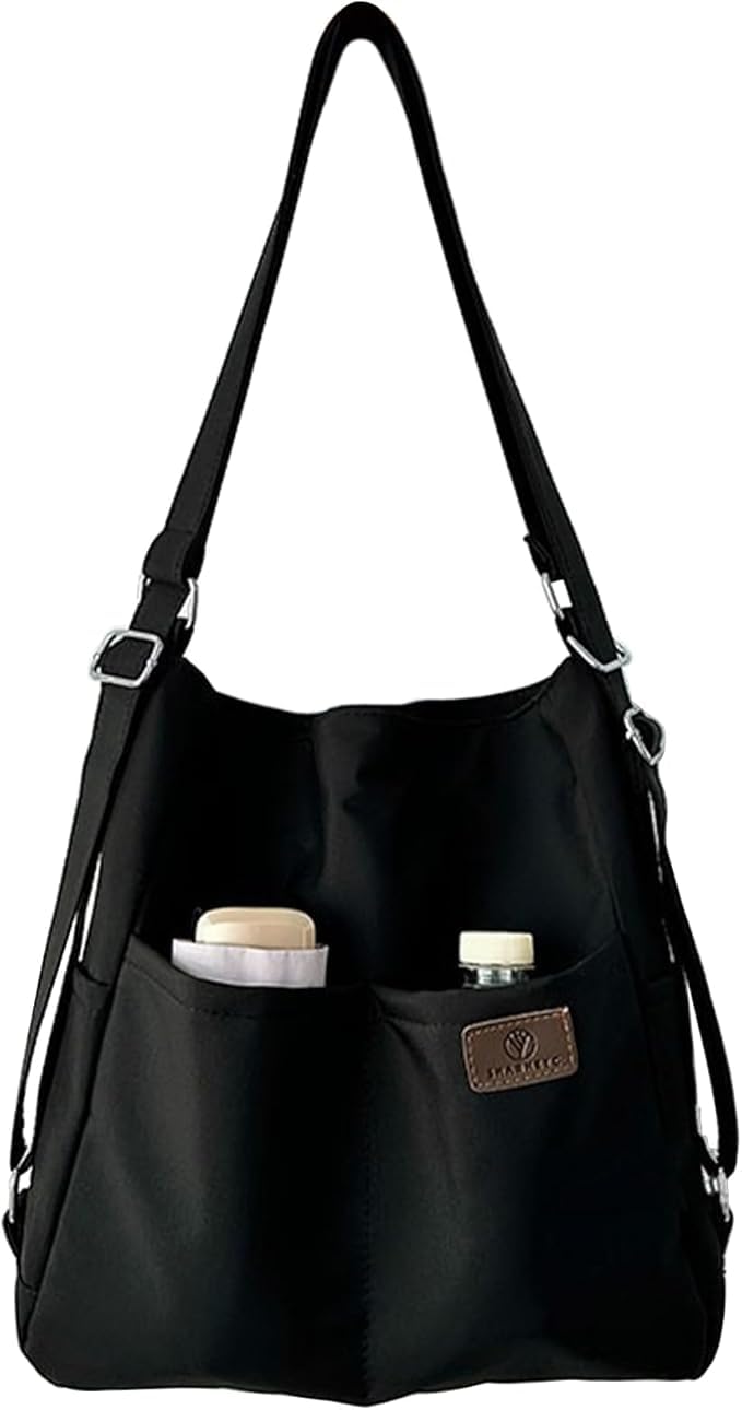 SURCHAR Женская сумка-тоут 3-в-1, Сумка через плечо, Рюкзак, Большая вместимость, Формат А4, Водоотталкивающая, На молнии, Множество карманов, Легкая, Через плечо,