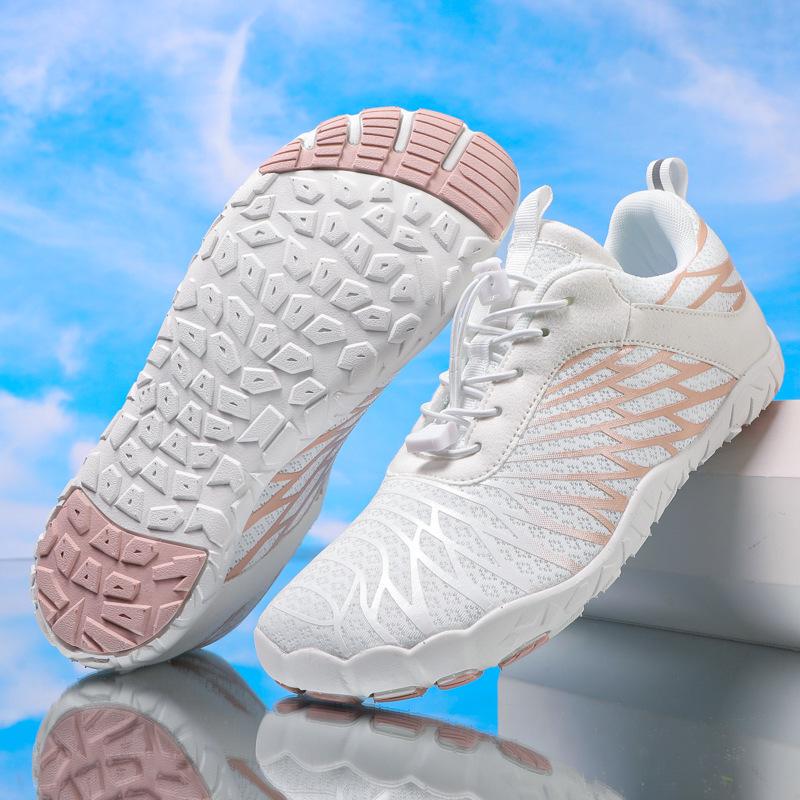 Oddychające, antypoślizgowe buty barefoot o szerokim kroju, na każdy teren, do wędrówek, jazdy na rowerze, sportu i fitnessu.