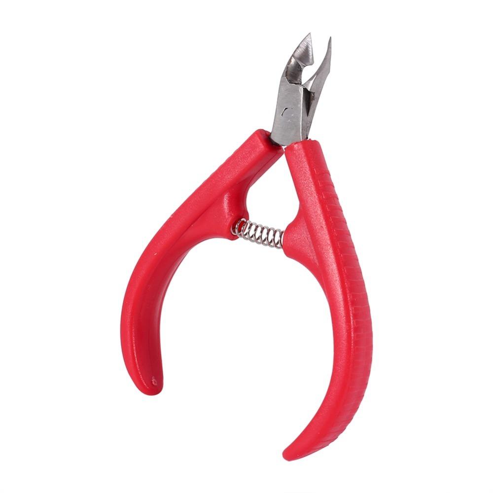 Plastic Handle Stainless Steel Nail Clipper Personal Beauty Nail Maintenance