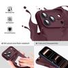 Coque pour iPhone 18 Pro Max, Protection Silicone Liquide Ultra Fine Léger Antichoc - Bordeaux