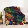 Love Letter Dad Blanket Soft & Cozy Great for Bed Picnics Office Four Seasons Universal Playful Design Gifts For Family Or Friends