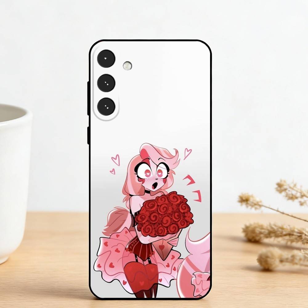 H-Hazbin Hotel C-Charlie Morningstar Phone Case For Samsung Galaxy A73,A72,A71,A70,A53,A52,A51,Others Soft Black Cover