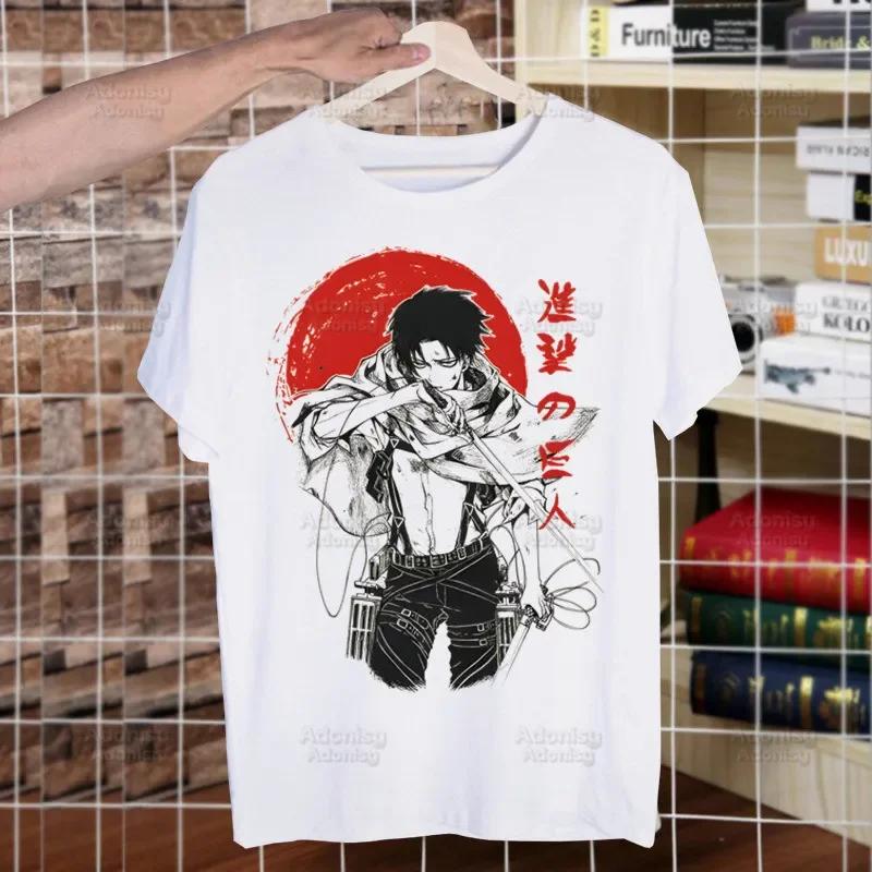Shingeki no Kyojin Funny T Shirt Men Casual Short Sleeve Attack On Titan Tshirt Homme Manga Japanese Anime Allen T-shirt Tees