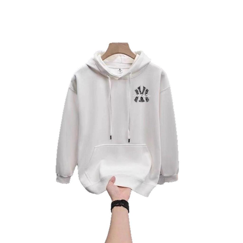 Trendiges Herren Herbst Baumwoll-Sweatshirt mit Kapuze - Langärmlig, Lockere Passform, Übergröße, Pillingfreie Jacke