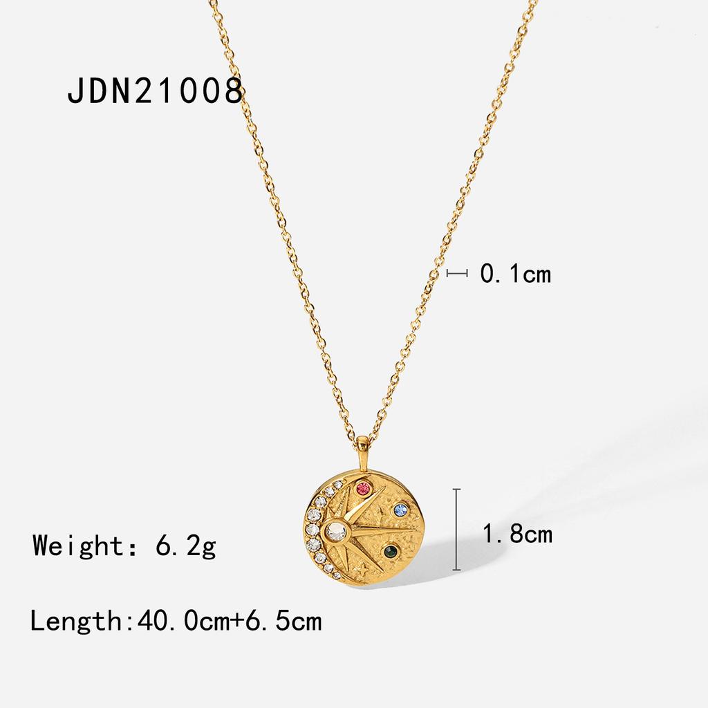Designer Fine Pendant Necklaces Waterproof Hypoallernic Stainless Steel Pendants Necklace Jewelry for Women