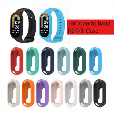 Para Xiaomi Band 10 9 8 Capa de Silicone Capa Macia Bumper à Prova de Choque Capa Protetora para Smartwatch Para Acessórios Mi Band10