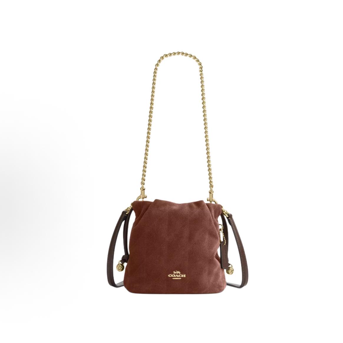 [Pre-Owned] Faye 18 Gold Logo Bucket