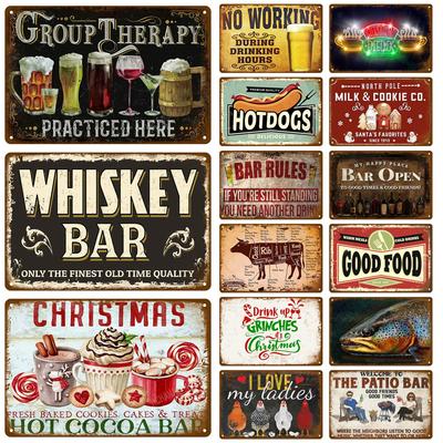Metal Sign Room Vintage Metal Plate Home Decoration Luxury Wall Decor Items Art Mural Bar Retro Plates Tin Sign Poster Man Cave
