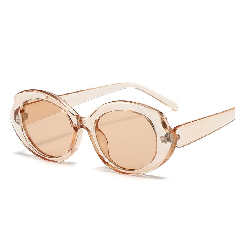 European American Style Party Sunglasses Oval Shape Anti-reflective Sun Glasses for Men Vacation Travelling Female Sunglass