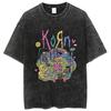 Camiseta de Mujer con Estampado Gráfico de Dibujos Animados Estilo Sencillo Talla Grande Holgada Moda Manga Corta Top Lindo Estilo Retro Harajuku Camiseta