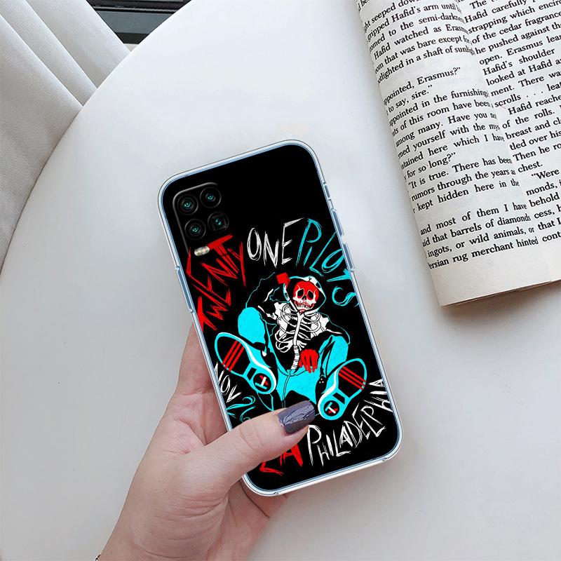 T-Twenty O-One P-Pilots Transparent Phone Case for Samsung Galaxy A04 A04S A14 A23 A34 A54 M23 M33 M52 M53