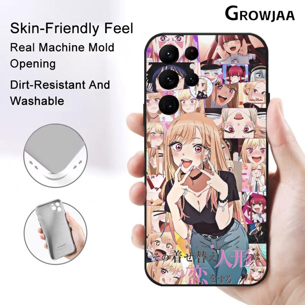 Marin K-Kitagawa Anime Dívka Pouzdro na Telefon Pro Samsung Galaxy S25 S24 S22 S23 Ultra S21 S20 Plus 5G Ochranné Silikonové Funda