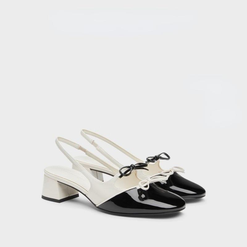 Modemarke Damen Schuhe 2024 Sommer Neue Farbblock Damen Sandalen mit geschlossener Zehenpartie Bequeme Mary Jane Schuhe mit quadratischem Absatz Sandalias Mujer