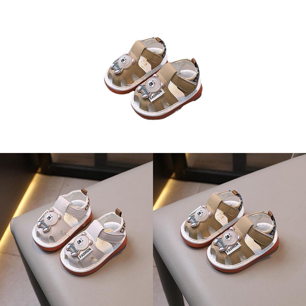 Baby Summer Soft Sole Shoes With Magic Tape For Newborns And Toddler Boys Girls