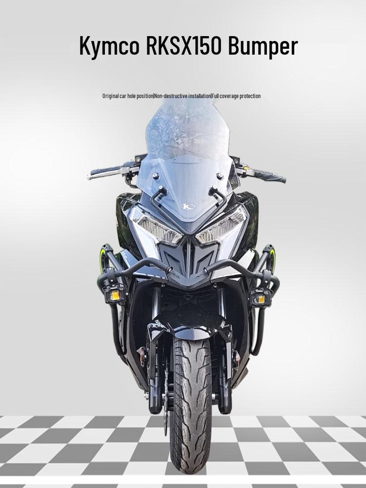 CK150T-11 Kymco RKS150 X150 Racing Anti-Fall Front/Rear Guard Bar & Tail Rack