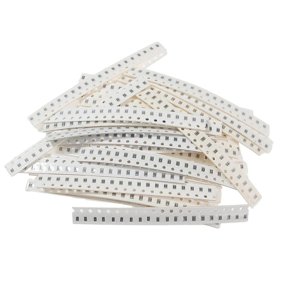 660PCS SMD 0805 SMD Resistor Kit Assorted Pack 1% 0805 Resistance 1 Ohm ~1M 33 Values*20pcs Kit Resistores 1k 10k 100k 10 Ohm