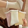 Damen Plüsch Schlaufensocken: Dicke, warme Schlaf-Socken aus Kunstkaschmir für Herbst und Winter.