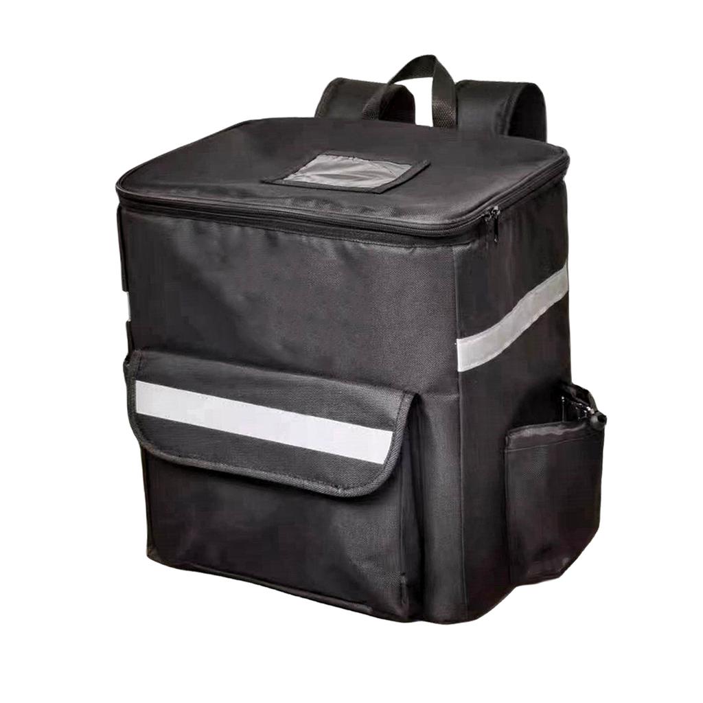 35x25x40cm Food Delivery Backpack Double Shoulder Insulated Refrigerated Box  Fresh Keeping Food Delivery Bag