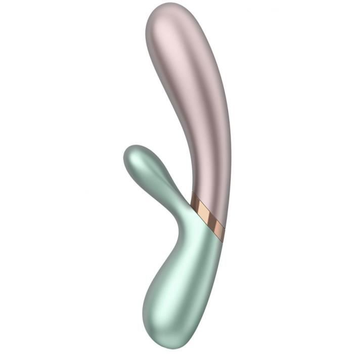 Vibromasseur - Satisfyer - Hot Lover - USB Chauffant - Double Pénétration - Vert