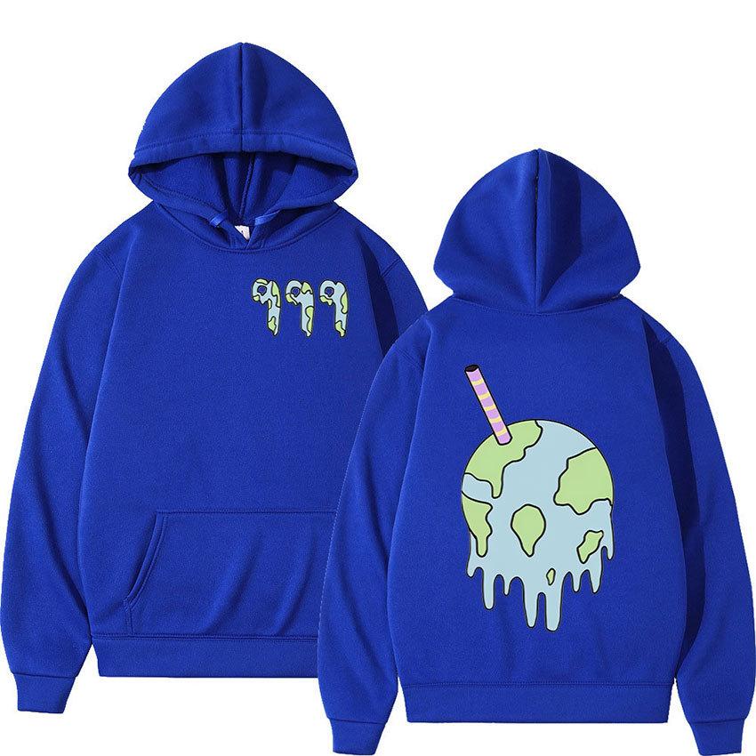 Rapper Juice Wrld Grafik Hoodie Damen Unisex Hip Hop Mode Pullover
