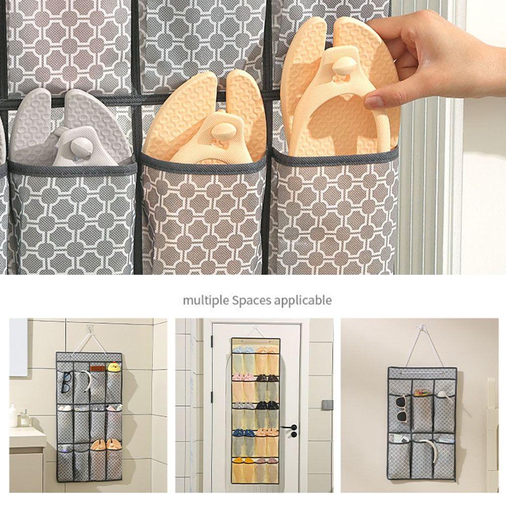 Space Saver Hanging Storage Bag Wall-mounted Shoe Rack Sundries Bag  Sundries Organization