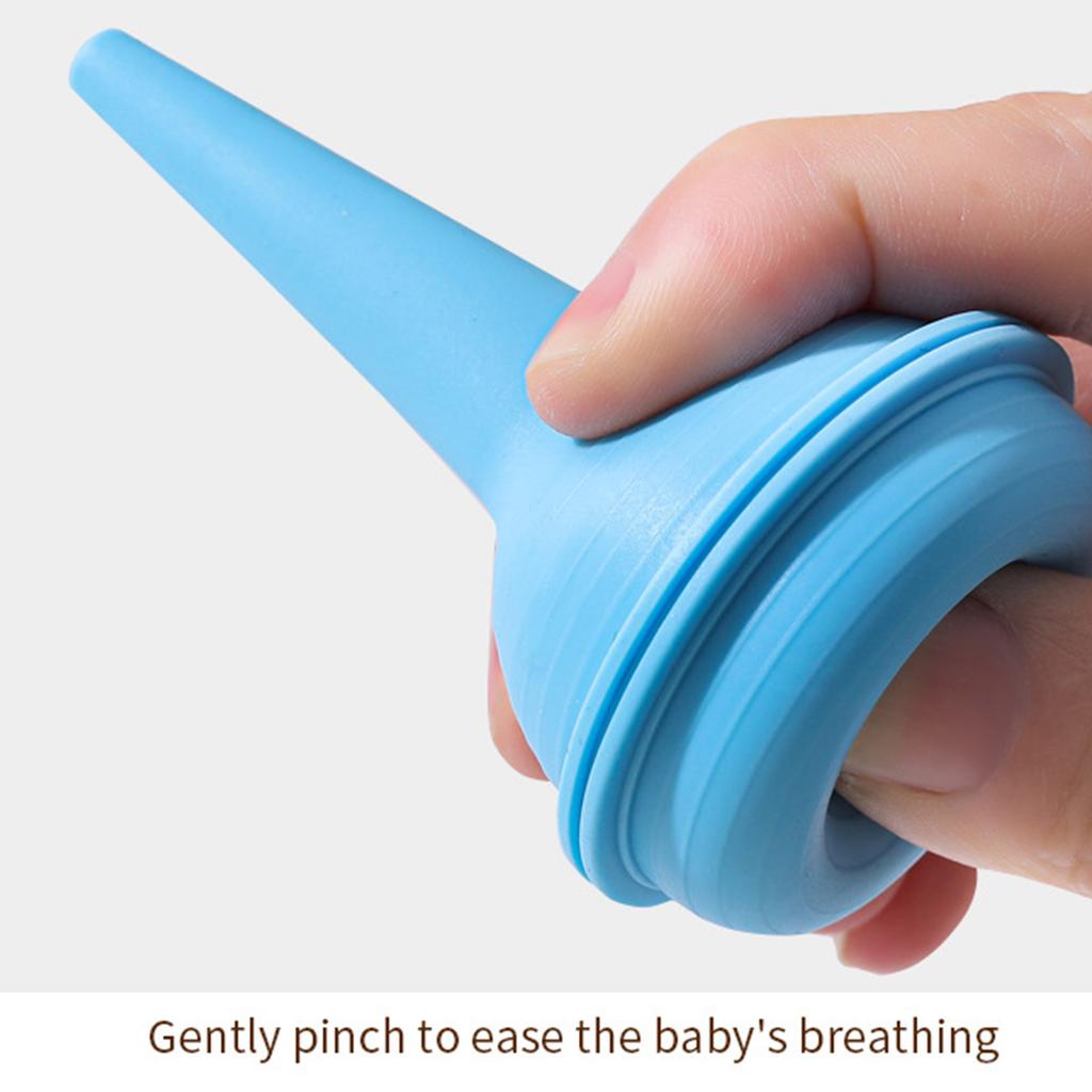 Mucus Removal Suction Bulb Baby Nasal Aspirator To Clear Airway Baby Nose Sucker Reusable Nose Cleaner for Infant