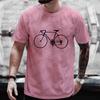 Bicycle Shirt Mens Oversized Clothing T-shirt Cycle Bike Lover Gift Husband Dad Tees Cool Design Street Short Sleeve Tops