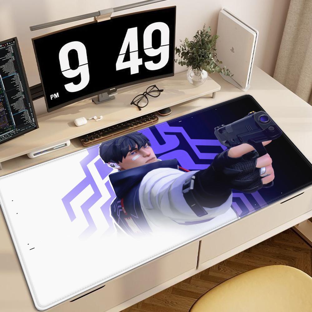 Grote Gaming Muismat Valorant ISO XXL Nieuwe Toetsenbordmat Gamer Muismat op De Tafel Snelheid Bureau Mat Anime x Muismatten