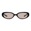 Gentle Monster X Maison Margiela Collaboration Classic Logo Design Oval Sunglasses Unisex Sunglasses Black MM206-01(BR)